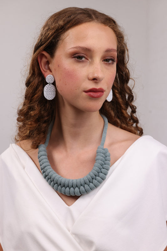 Rope Necklace - Laurel Blue