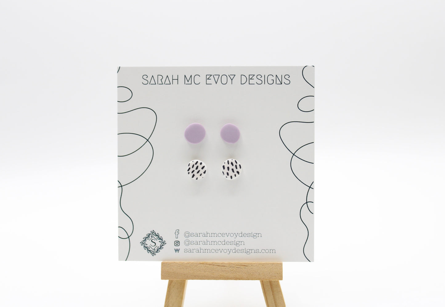 Dot Stud Earrings 2 Pack